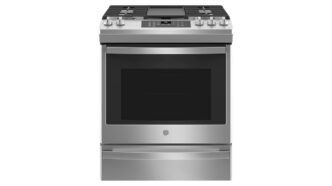 Ge 30 Inch Slide In Front Control Convection Gas Range With No Preheat Air Fry