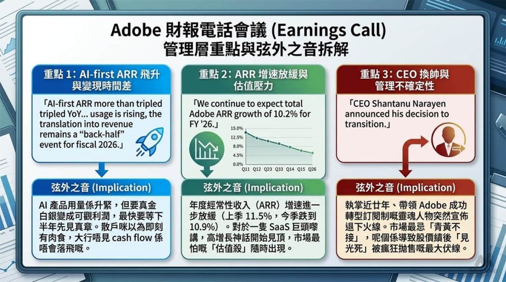 管理層 Earnings Call 重點