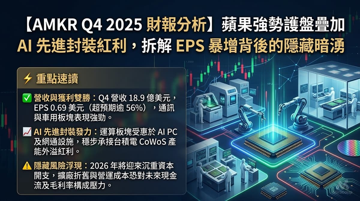 AMKR Q4 2025 財報分析 Amkr Q4 2025 Earnings Analysis