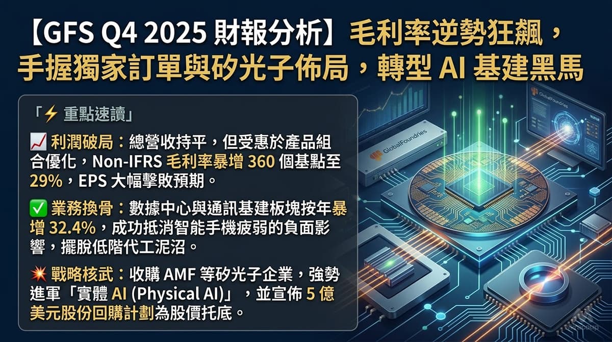 GFS Q4 2025 財報分析