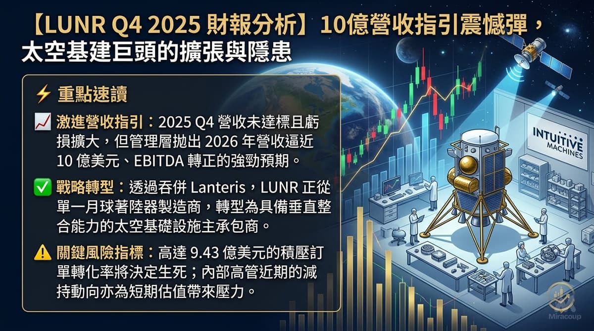 LUNR Q4 2025 財報分析