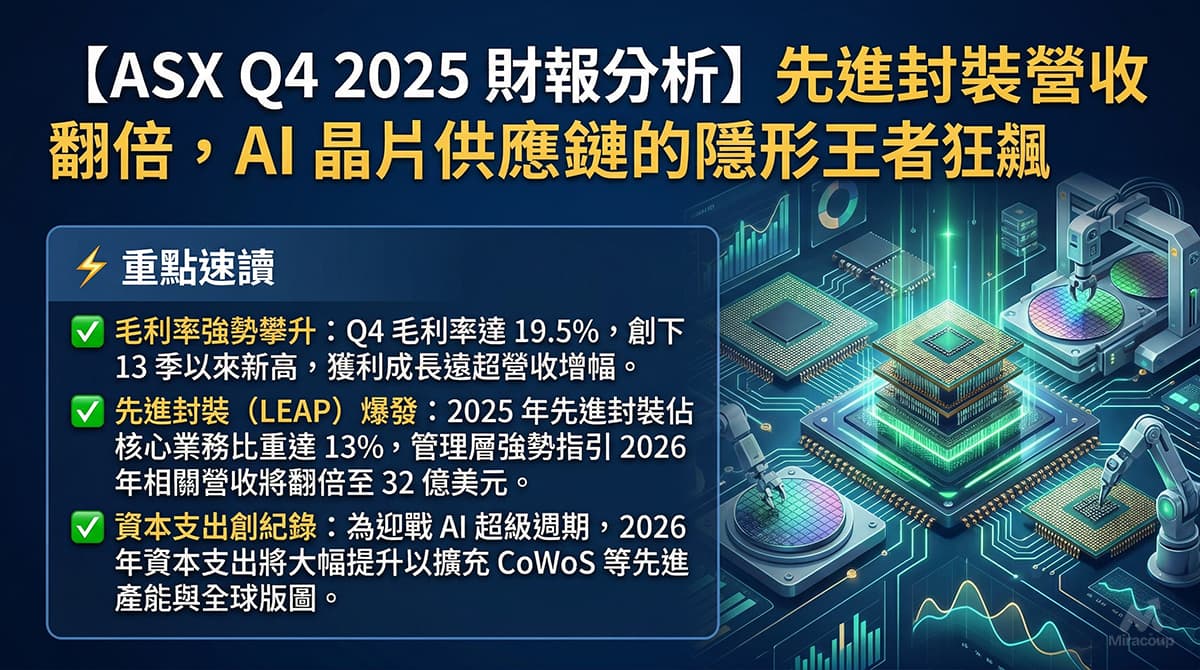 ASX Q4 2025 財報分析