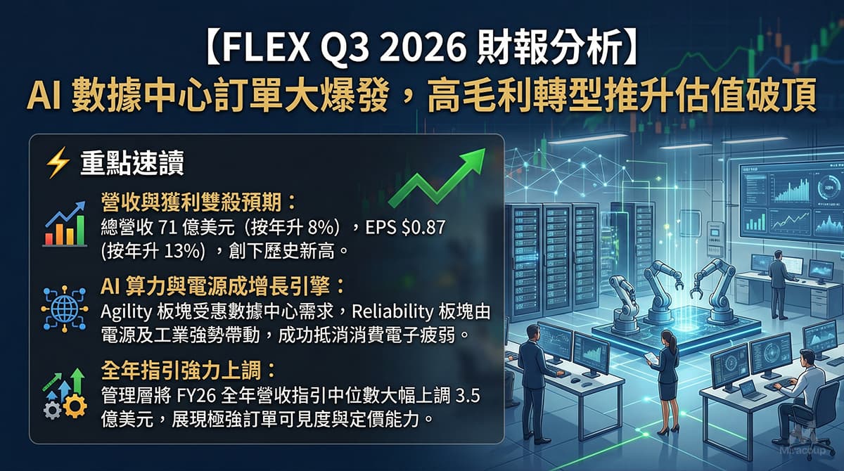 FLEX Q3 2026 財報分析