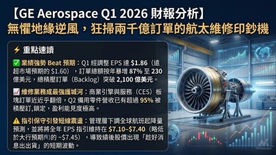 GE Aerospace Q1 2026 財報分析