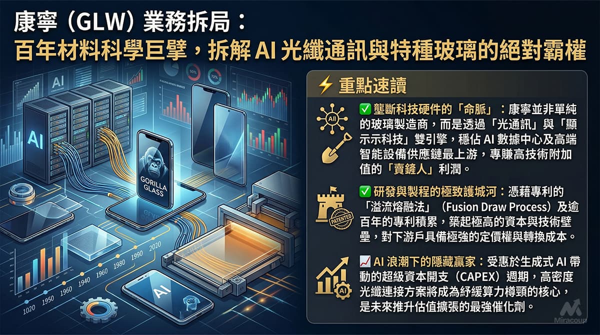 康寧 (GLW) 業務拆局