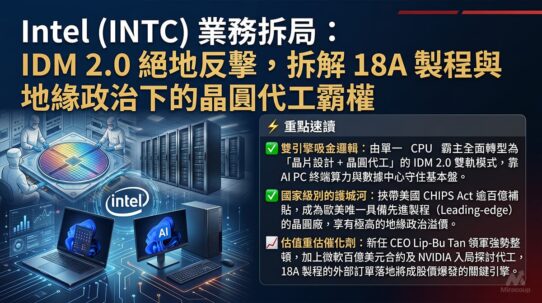 Intel (INTC) 業務拆局
