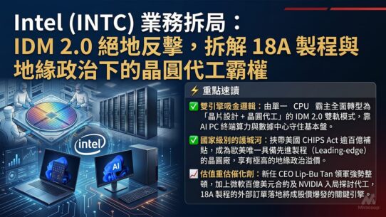 Intel (INTC) 業務拆局