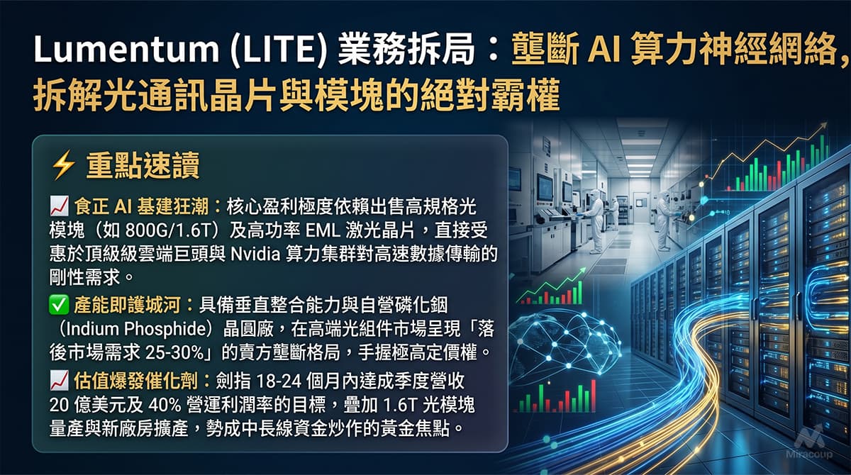 Lumentum (LITE) 業務拆局