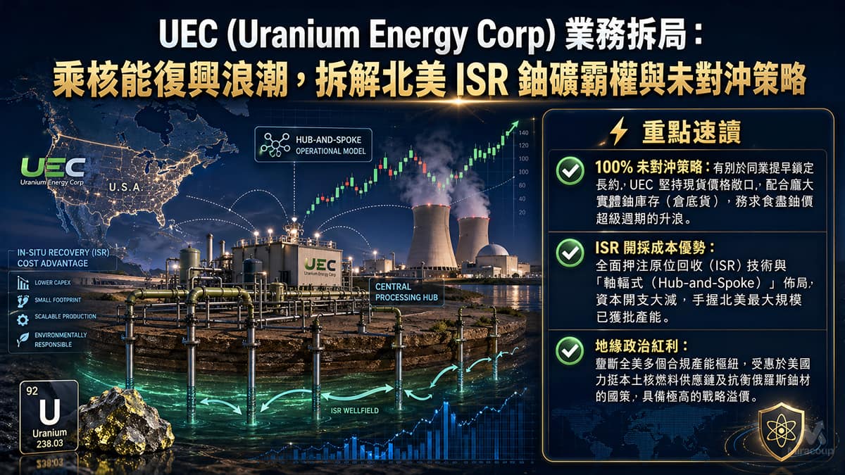 UEC (Uranium Energy Corp) 業務拆局
