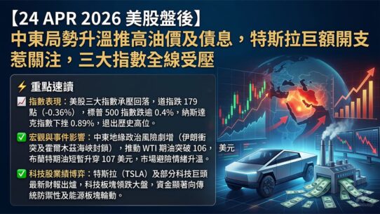 24 APR 2026 美股盤後