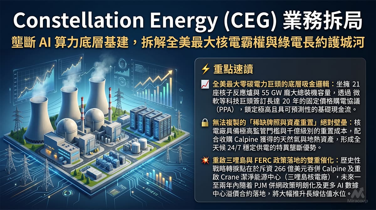 Constellation Energy (CEG) 業務拆局