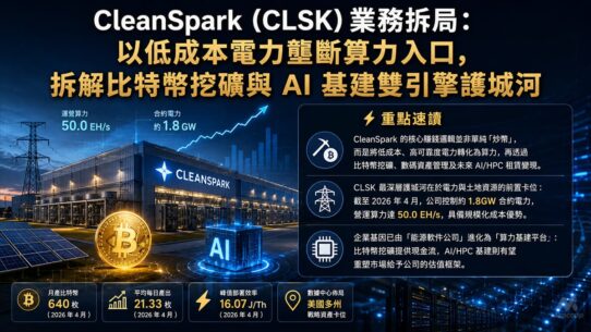 CleanSpark (CLSK) 業務拆局