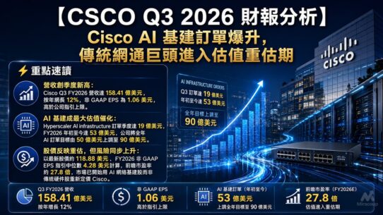 CSCO Q3 2026 財報分析