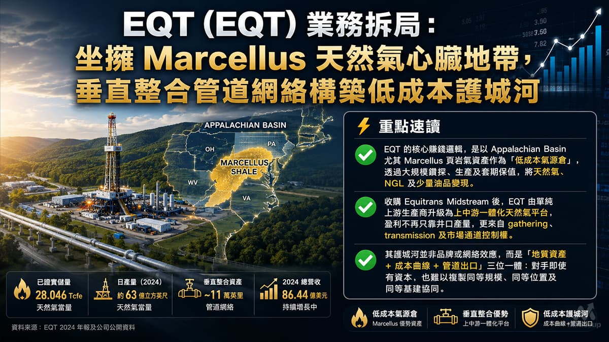 EQT (EQT) 業務拆局