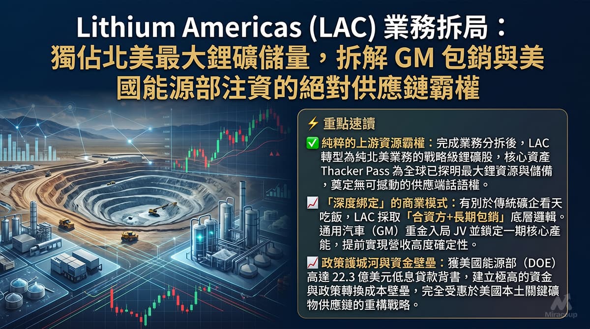 Lithium Americas (LAC) 業務拆局