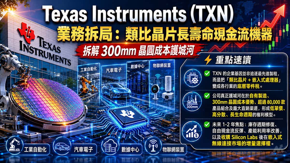 Texas Instruments (TXN) 業務拆局