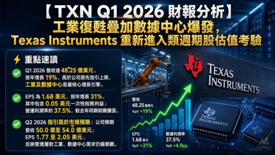 TXN Q1 2026 財報分析