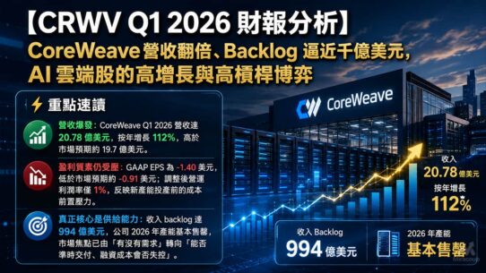 CRWV Q1 2026 財報分析