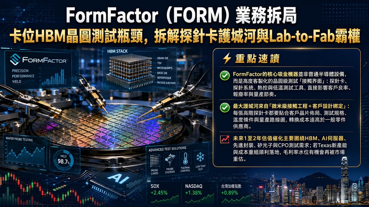 FormFactor (FORM) 業務拆局