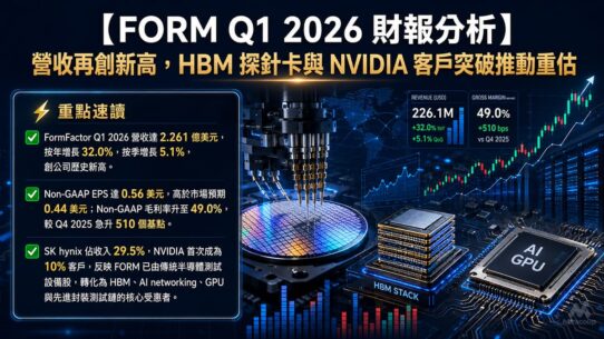 FORM Q1 2026 財報分析