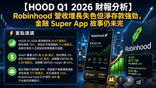 HOOD Q1 2026 財報分析