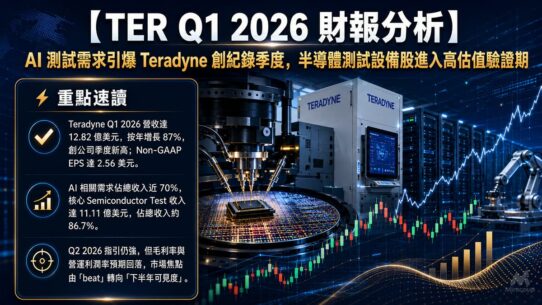 TER Q1 2026 財報分析