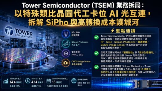 Tower Semiconductor (TSEM) 業務拆局