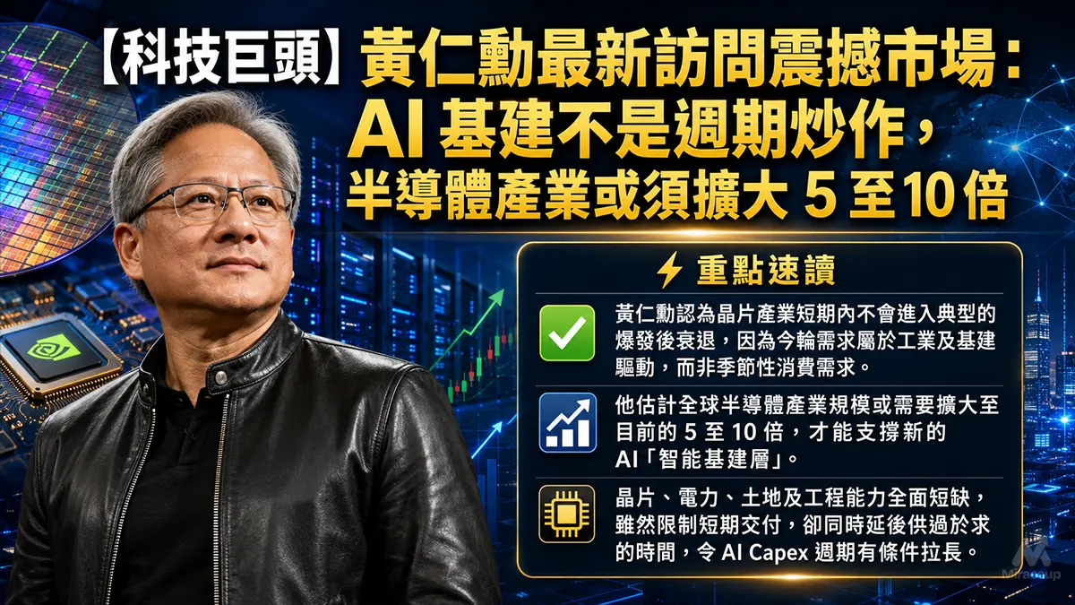 Jensen Huang Ai Infrastructure Semiconductor 5 10x