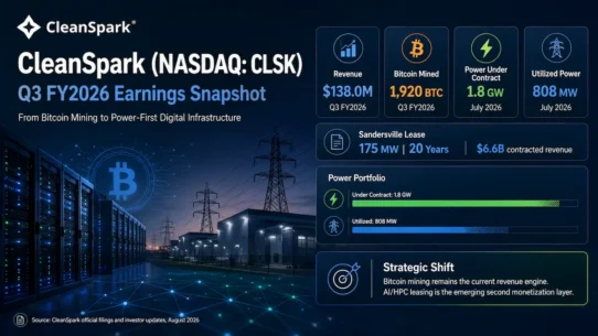 CleanSpark business model analysis of Bitcoin mining, power infrastructure and AI data centers