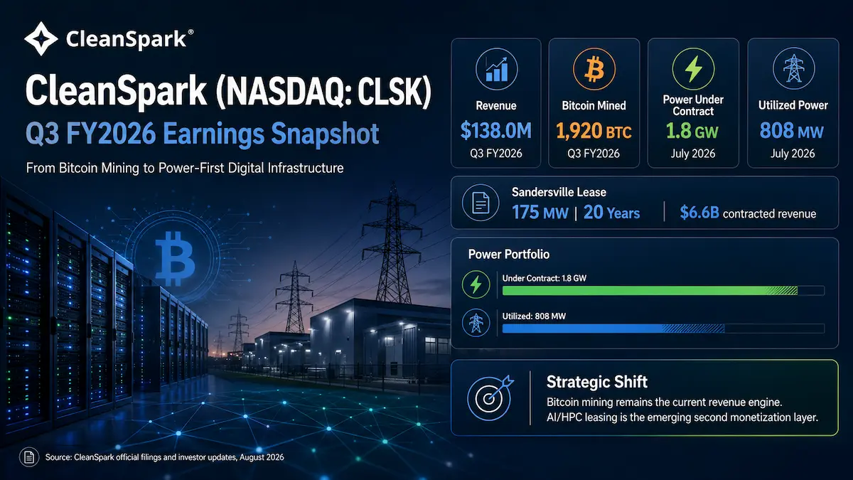 CleanSpark business model analysis of Bitcoin mining, power infrastructure and AI data centers