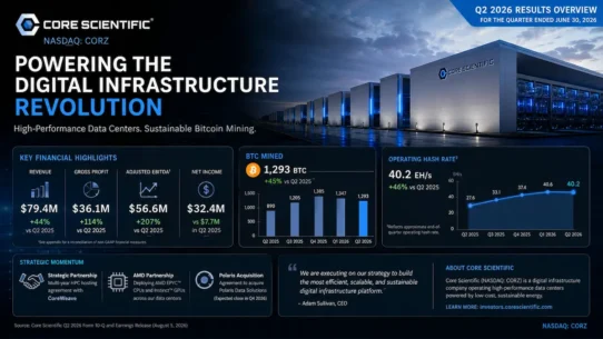 Core Scientific business model and AI data center moat analysis