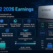 ENVX Q2 2026 earnings analysis covering Enovix revenue, margins, smartphone qualification, smart eyewear ramp and drone pipeline