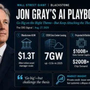 Blackstone President Jon Gray discussing AI investment strategy, private credit and big bets in 2026