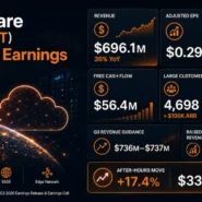 Cloudflare NET Q2 2026 earnings analysis covering revenue growth, large customers, margins, guidance and valuation