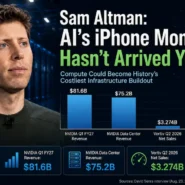 Sam Altman discussing AI adoption, compute infrastructure and the missing iPhone moment in August 2026