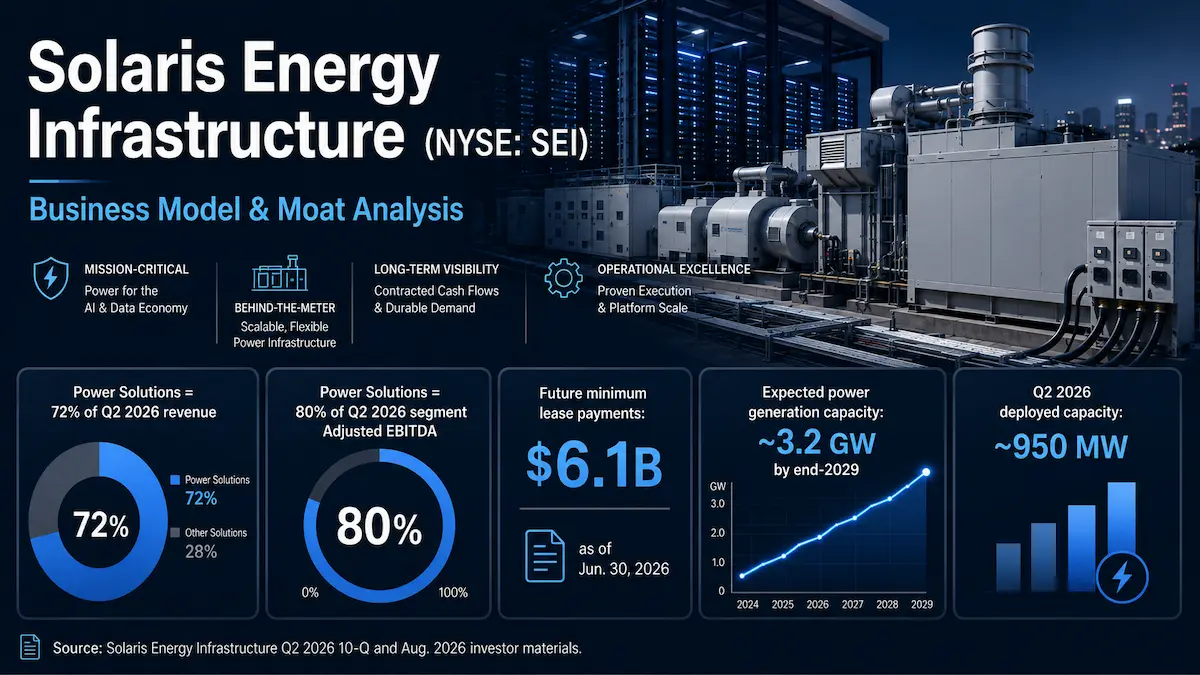 Solaris Energy Infrastructure business model and behind-the-meter power platform analysis