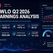 TWLO Q2 2026 earnings analysis covering Twilio revenue, AI Voice growth, guidance and valuation