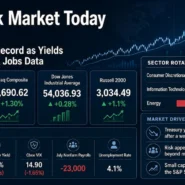 US stock market close on August 7, 2026 with the S&P 500 at a record as Treasury yields fell after the jobs report
