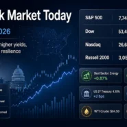 Wall Street close on 17 August 2026 as energy rose while major U.S. stock indexes fell