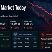 US Stock Market Today 20 August 2026 as Treasury yields rise and Walmart shares fall