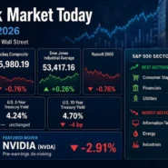 US stock market performance and sector rotation on 24 August 2026