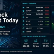 US stock market close on 26 August 2026 with S&P 500, Treasury yields and Nvidia earnings in focus