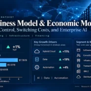 IBM business model analysis covering Red Hat hybrid cloud, enterprise AI, switching costs, software, consulting, and infrastructure