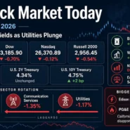 US stock market close on August 31, 2026 as oil and Treasury yields rose
