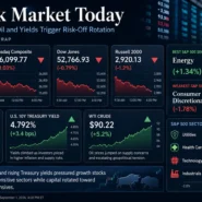US stock market performance on September 1 2026 amid rising oil prices and Treasury yields