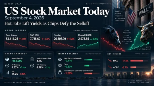US Stock Market Today 4 September 2026 with rising Treasury yields and semiconductor strength