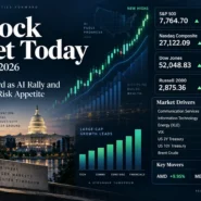 US stock market today September 21 2026 with Nasdaq at a record close as AI stocks rally and Treasury yields fall