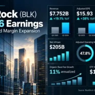 BlackRock Q3 2026 earnings analysis of revenue, EPS, margins, ETF inflows, private markets and stock valuation