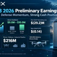 Enovix ENVX Q3 2026 preliminary results: $11 million revenue, $216 million defense and industrial pipeline