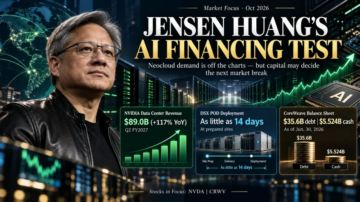 NVIDIA CEO Jensen Huang at GTC Berlin 2026 discussing neocloud demand, GPU financing and AI infrastructure investment
